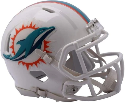 Miami Dolphins (2018) Mini Speed šalmas