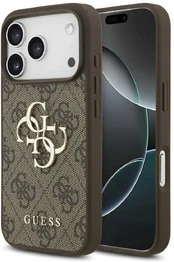 Dėklas Guess 4G Big Logo do iPhone 17 Pro ruda