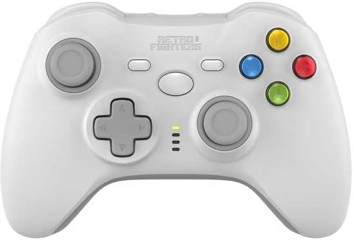 Retro Fighters RF Hunter 360 Wireless 2.4G langaton ohjain, valkoinen