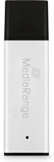 MediaRange USB-Stick USB 3.0 high performance 32GB alu kaina