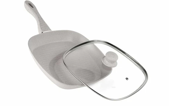 ALUMINIUMINĖ GRILĖLĖ+DANGIS 28x4 CM, MOZAIK, GAMINĖ HEINNER