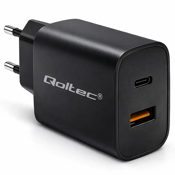 GaN POWER PRO charger 1xUSB C, 1xUSB, 30W