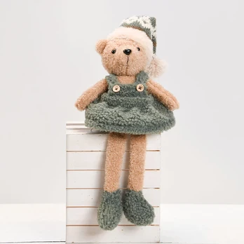 Decoration FUN ANN H36cm, bear, girl