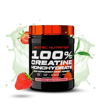 Scitec 100% Creatine Monohydrate 300 g. (su skoniu) - Watermelon skonis