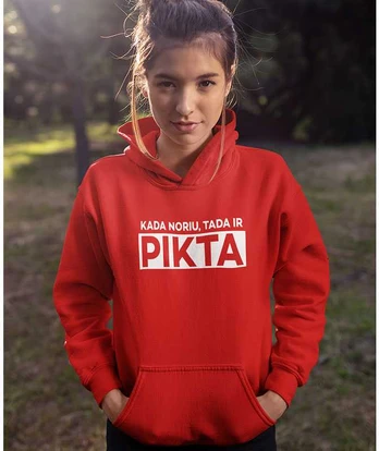Džemperis "Kada noriu, tada ir pikta"