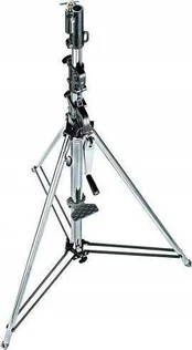 Statyw Manfrotto Statyw WIND UP Short Plienas Sidabrinė
