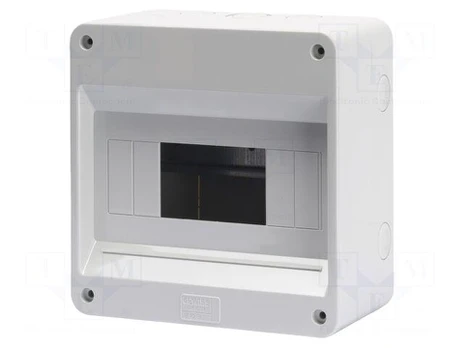 Enclosure: for modular components | IP40 | wall mount | white | 40 CD