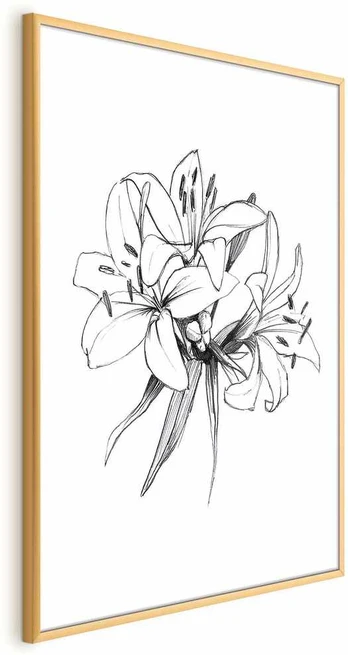 Artgeist Plakatas - Drawn Flowers