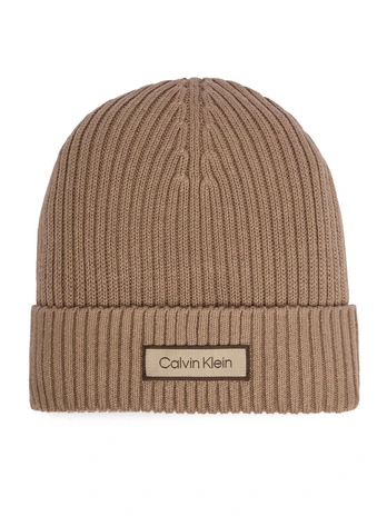 Kepurė Calvin Klein LV04D8053G Smėlio