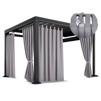 Sodo užuolaidos ZMOK-05, 155 x 210 cm, plieno