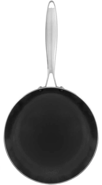 Keptuvė su „Qualum Basic Ribs“ danga, 24 cm, AMBITION