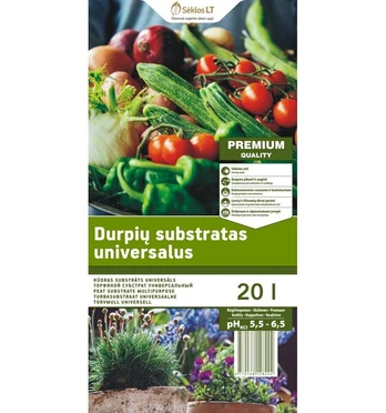 Universalus durpių substratas, 20 l