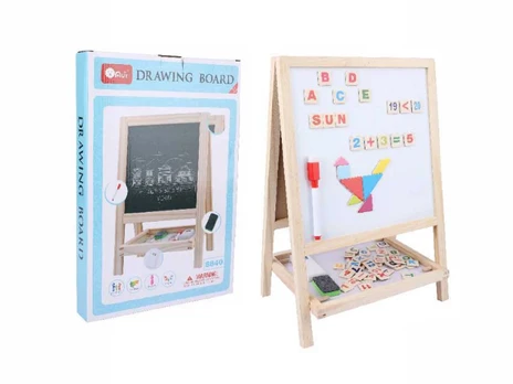 Double Sided Wooden Board + Accessories