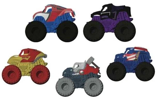 Monster Jam Mini Jams Marvel 5 Pack
