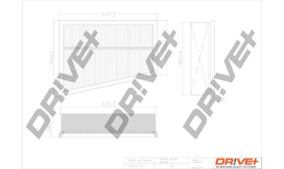 Oro filtras Dr!ve+ DP1110.10.0111