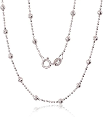 Sidabrinė grandinėlė Bead 1-3 mm - 4.2 g. - 40 - 1-3 mm.