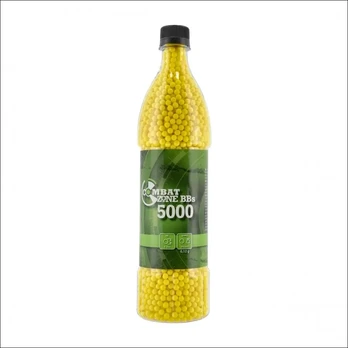 Airsoft BB rutuliukai Combat Zone Basic 0,12 g 6 mm 5000 vnt. geltoni