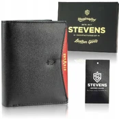 Vertikali odinė piniginė vyrams Stevens DP01 kaina