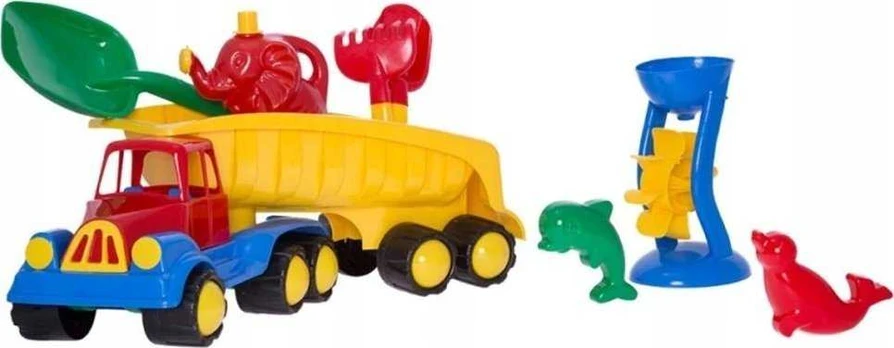 Teka Car su priekaba ir priedais MIX