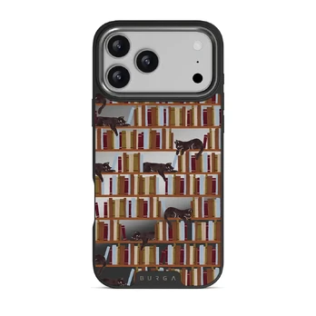 Ex Libris - iPhone 17 Pro Max Case, Elite Mirror Dark (MagSafe) / Gunmetal