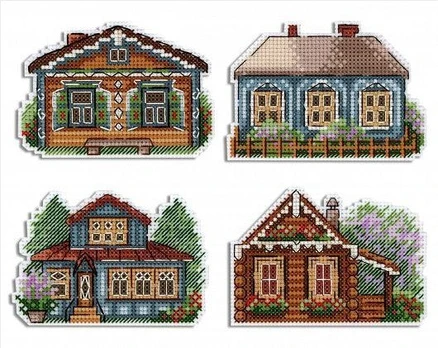 Magnets. Small houses SR-706