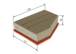 Oro filtras BOSCH F026400544 kaina