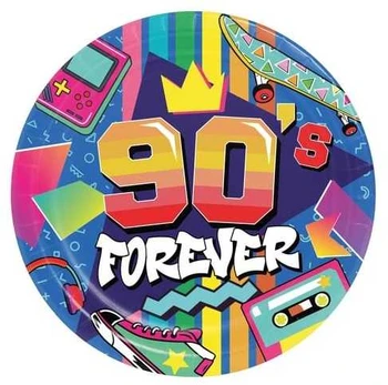 Fiesta 90´s Forever paptallerkner, 23 cm