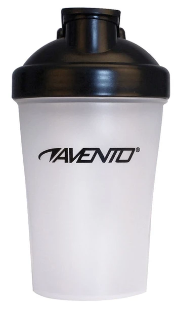 AVENTO Shaker 21WE 400ml Transparent/Black Plakiklis