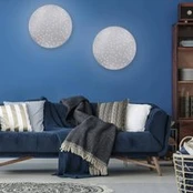 LED lubinis šviestuvas Sparkle CCT dim plienas Ø 48cm