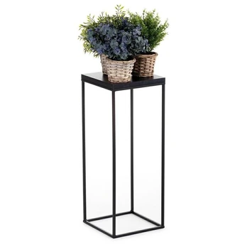 Modernus gėlių stovas BasicLoft, juodas, 60 cm