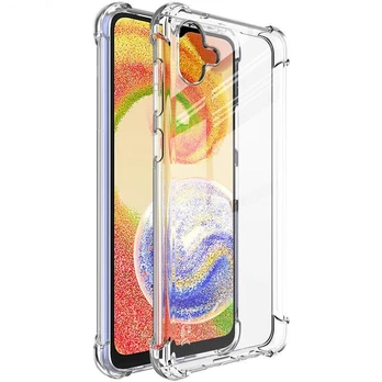 iLike Samsung Galaxy A04 (A045F) Silikoninis dėklas Skaidrus