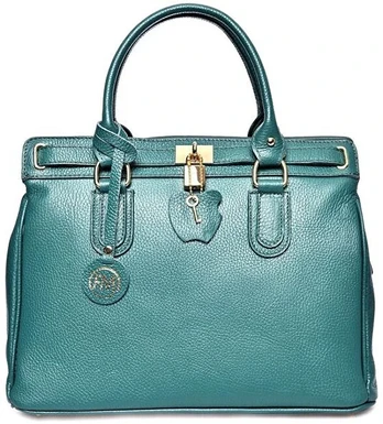 Roberta M Women's leather handbag RM1805 Verde