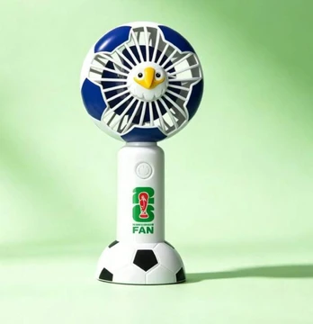 Mini ventiliatorius vėjukas 3 greičių futbolas