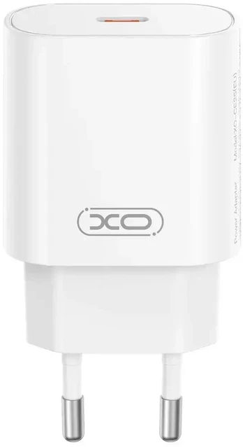 XO sieninis įkroviklis CE25 PD 25W 1x USB-C baltas