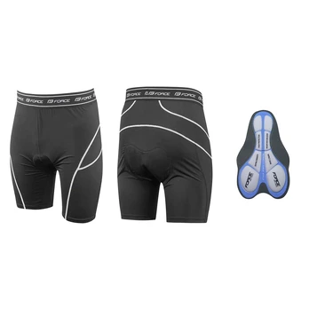Apatiniai šortai FORCE MTB, (juoda) L