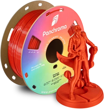 Polymaker Panchroma PLA Silk 1.75mm 1kg - Silk Raudona