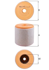 Oro filtras MAHLE LX4959