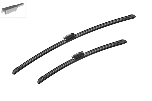 Stiklo valytuvas Aerotwin berėmis 600/400mm (2 vnt.) Priekis