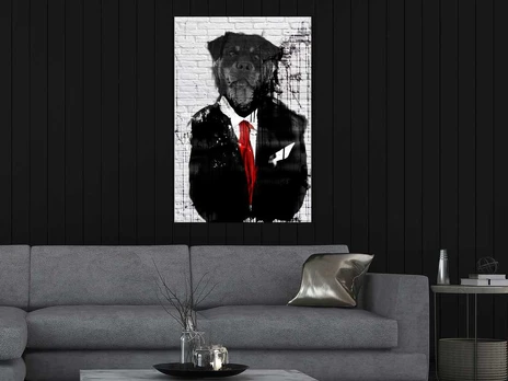 Artgeist Paveikslas - Elegant Rottweiler (1 Part) Vertical