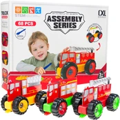 Konstruktorius Stem Fire Trucks, plastikas kaina