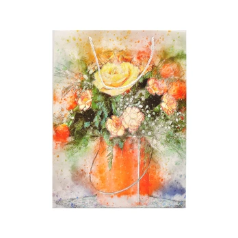 Dovanų maišelis, 40 x 30 cm : Spalva - Oranžinė