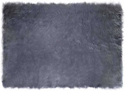 Dirbtinis avikailio kilimas Antracitas 120 x 170 cm Poliesteris