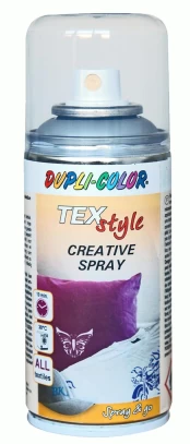 Purškiami dažai tekstilei DUPLI-COLOR, Silver, 150 ml kaina