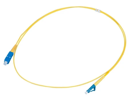 Optinis laidas SC/UPC–LC/UPC SM simplex (G657A, 3 mm, LSZH, 1 m)