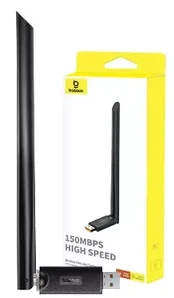 Baseus FastJoy adapter Wi-Fi, 150Mbps (juodas)