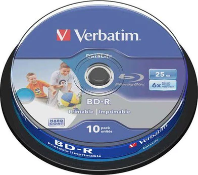 Verbatim BD-R 25 GB 6x10 vnt (43804)