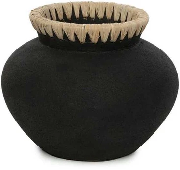 Bazaar Vaza, Styly, 25x25x19 cm, Juoda