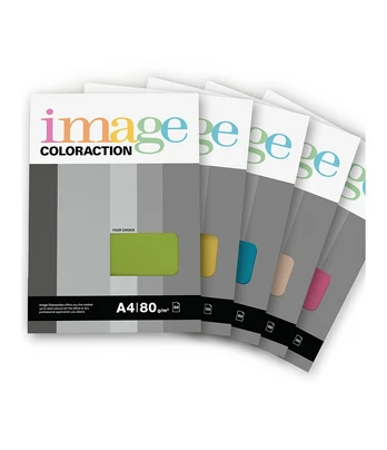 Spalvotas popierius IMAGE COLORACTION, A4, 80 gsm, 50 lapų, DUBLIN / DEEP GREEN