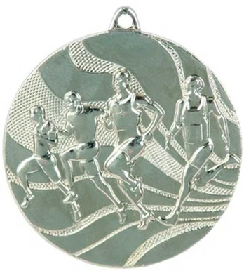 Tryumf Medal sidabrinė- biegi - medal plieno