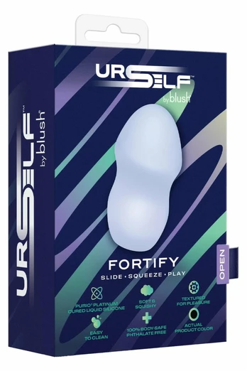 URSELF Fortify Black Intimate Machine for Trans Men, Purio® Silicone, Compact